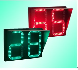 �����LED��ͨ�źŵƵ���ʱ