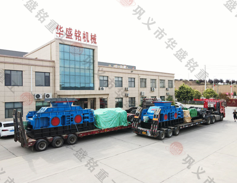 水泥废料用什么破碎好?就用液压对辊制砂机