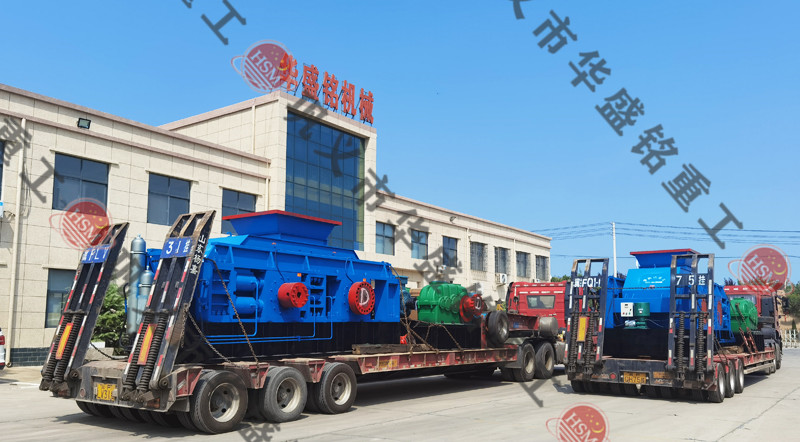 1810型风化砂制砂机发货现场