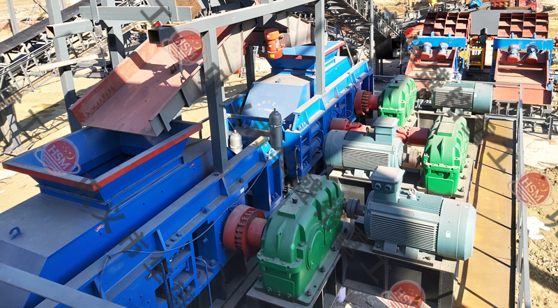 风化砂制砂机案例现场