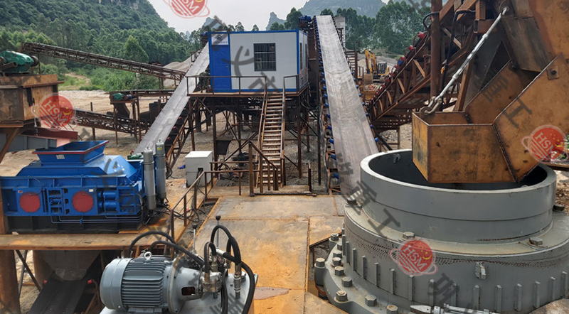 钾长石制砂机案例现场